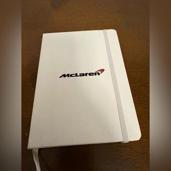 Mclaren Other - McLaren White Notebook